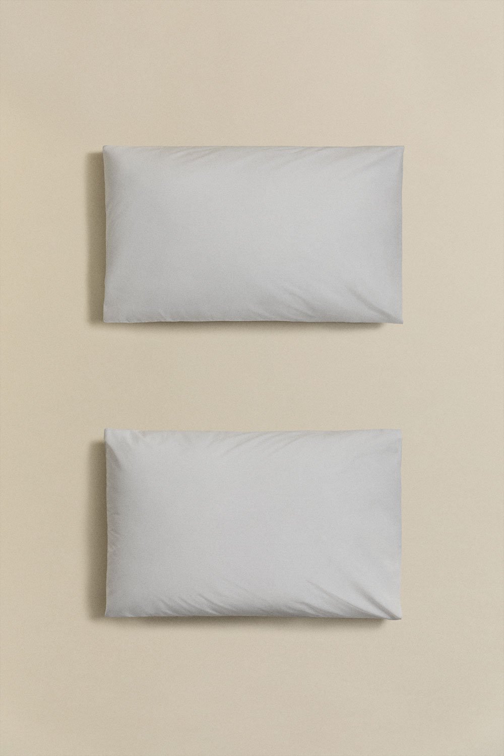 Lot de 2 taies d'oreiller en percale de coton Lesia 180 fils, image de la galerie 2