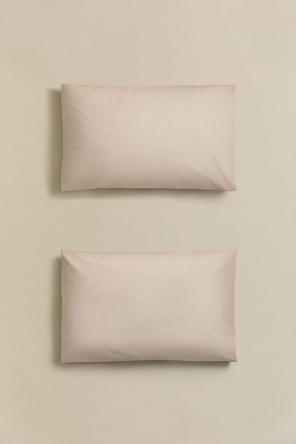 Lot de 2 taies d'oreiller en percale de coton Lesia 180 fils, image de la galerie 2