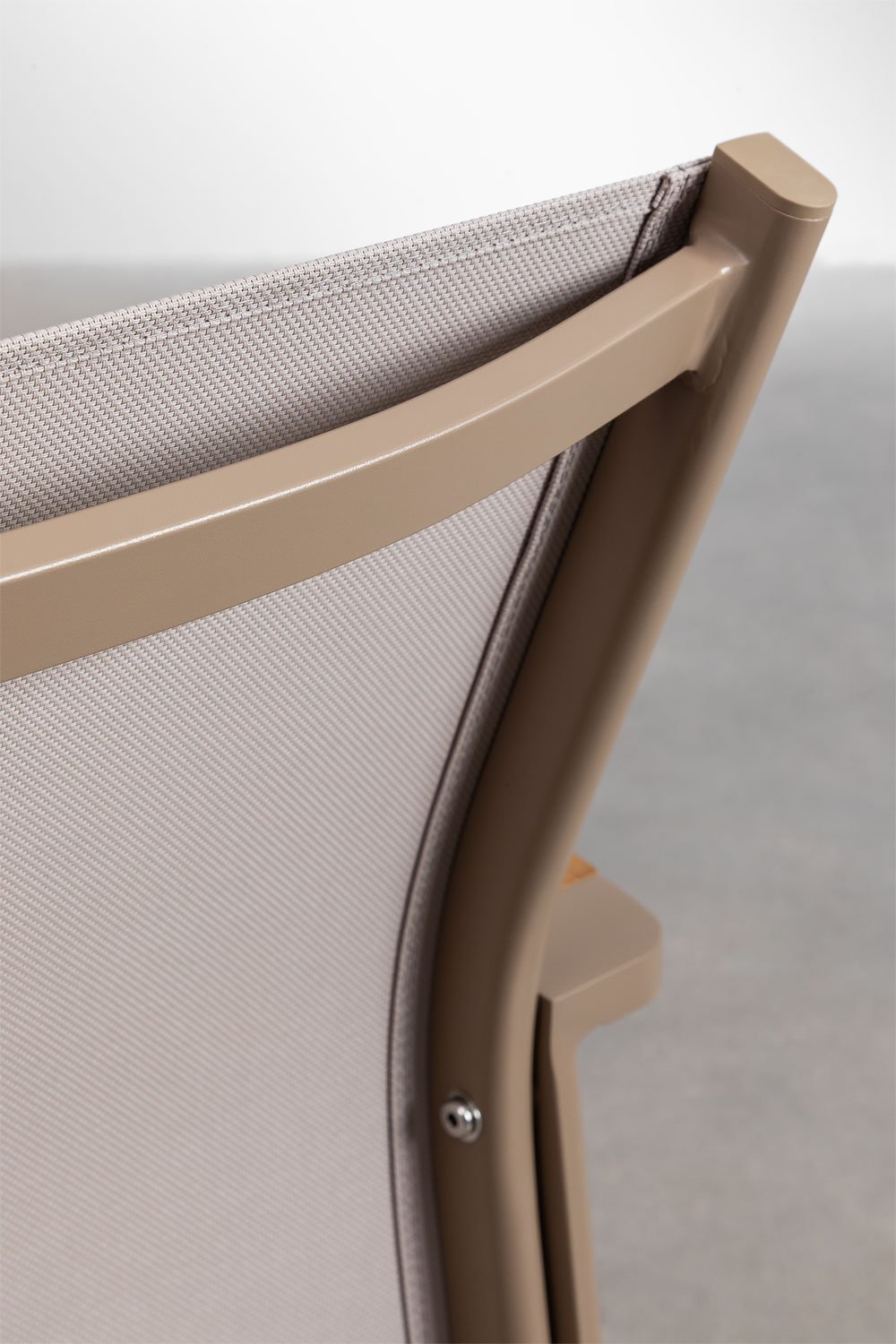 Chaise de jardin empilable avec accoudoirs en aluminium Elvira, image de la galerie 5