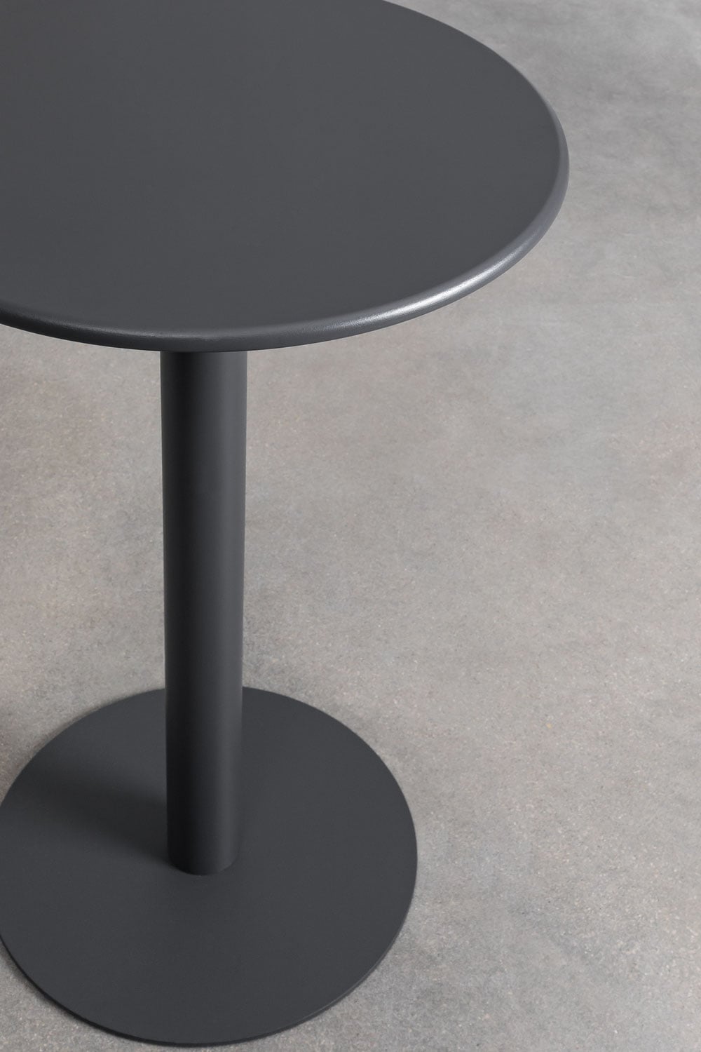 Table haute de jardin ronde Ø60 cm en fer Mizzi, image de la galerie 3