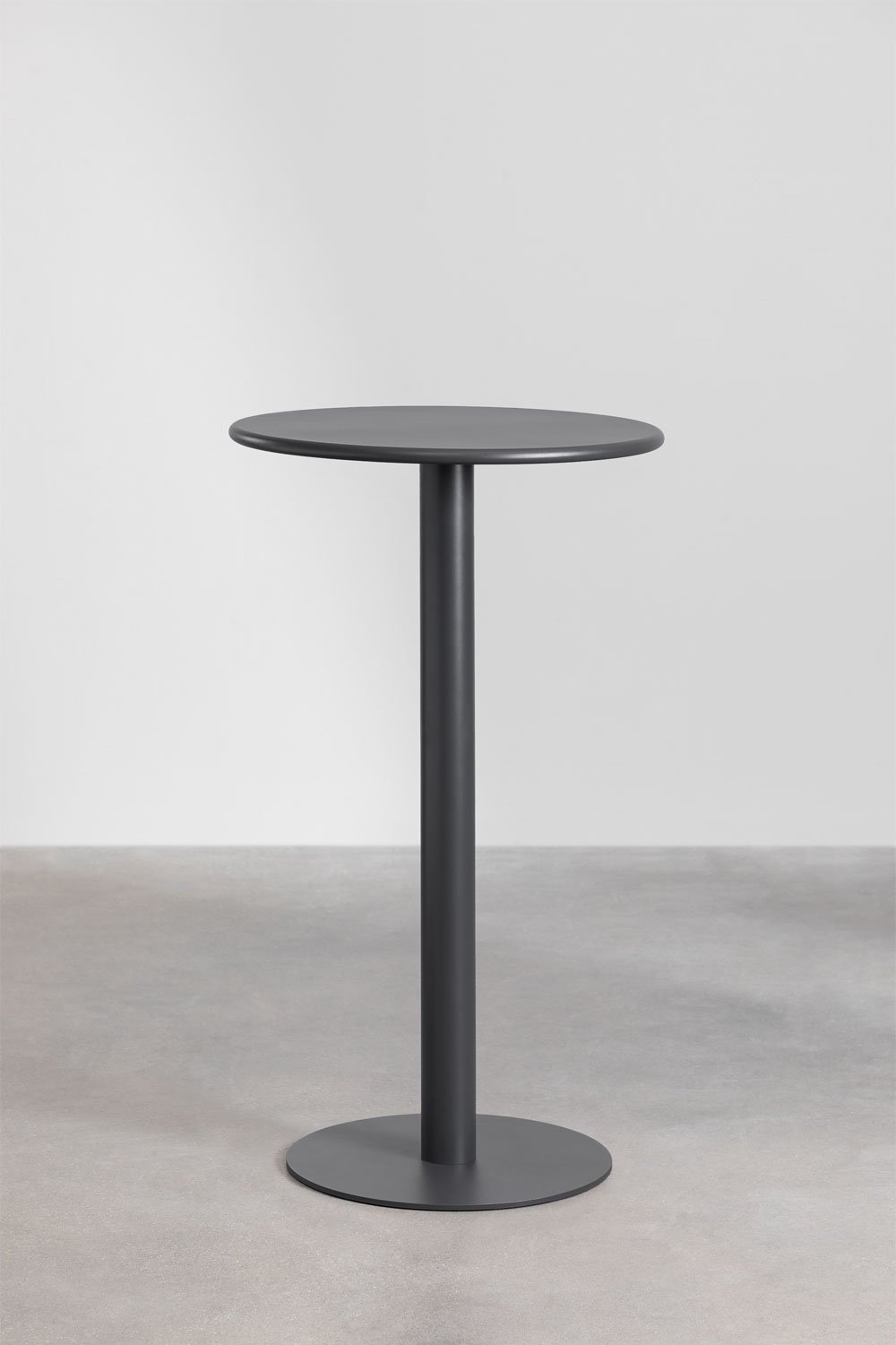 Table ronde haute en métal (Ø60 cm) Mizzi, image de la galerie 2