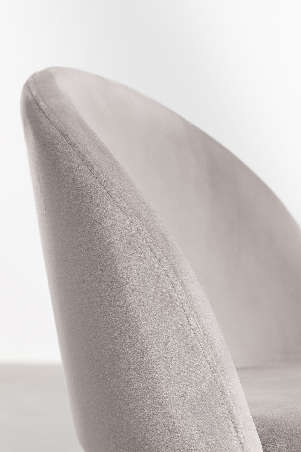 Chaise de salle à manger en velours Kana, image de la galerie 4