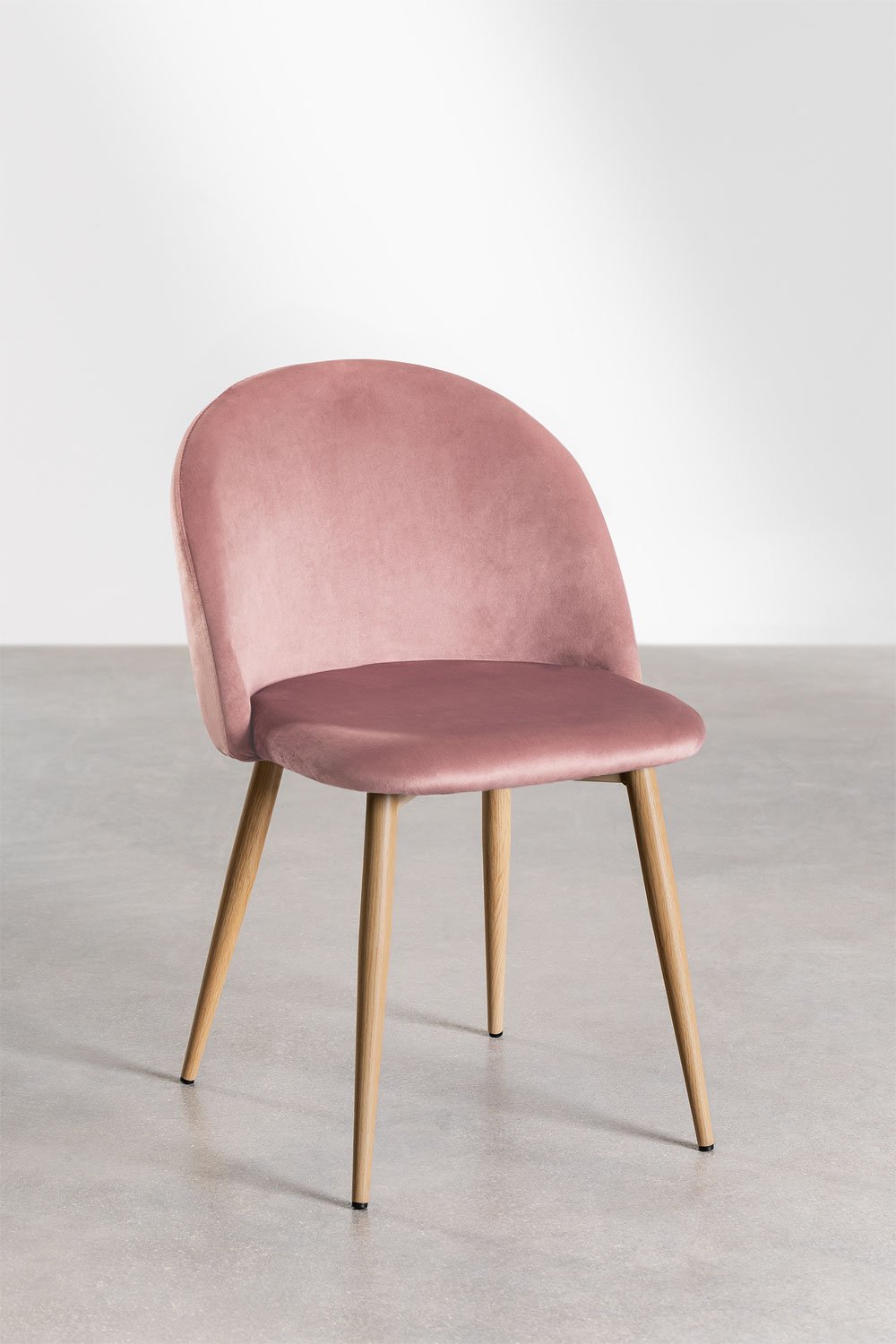 Chaise de salle à manger en velours Kana, image de la galerie 2