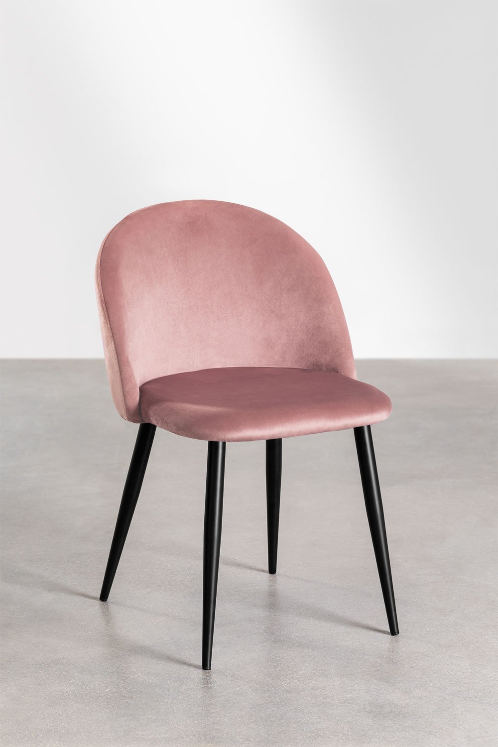 Chaise de salle à manger en velours Kana, image de la galerie 1