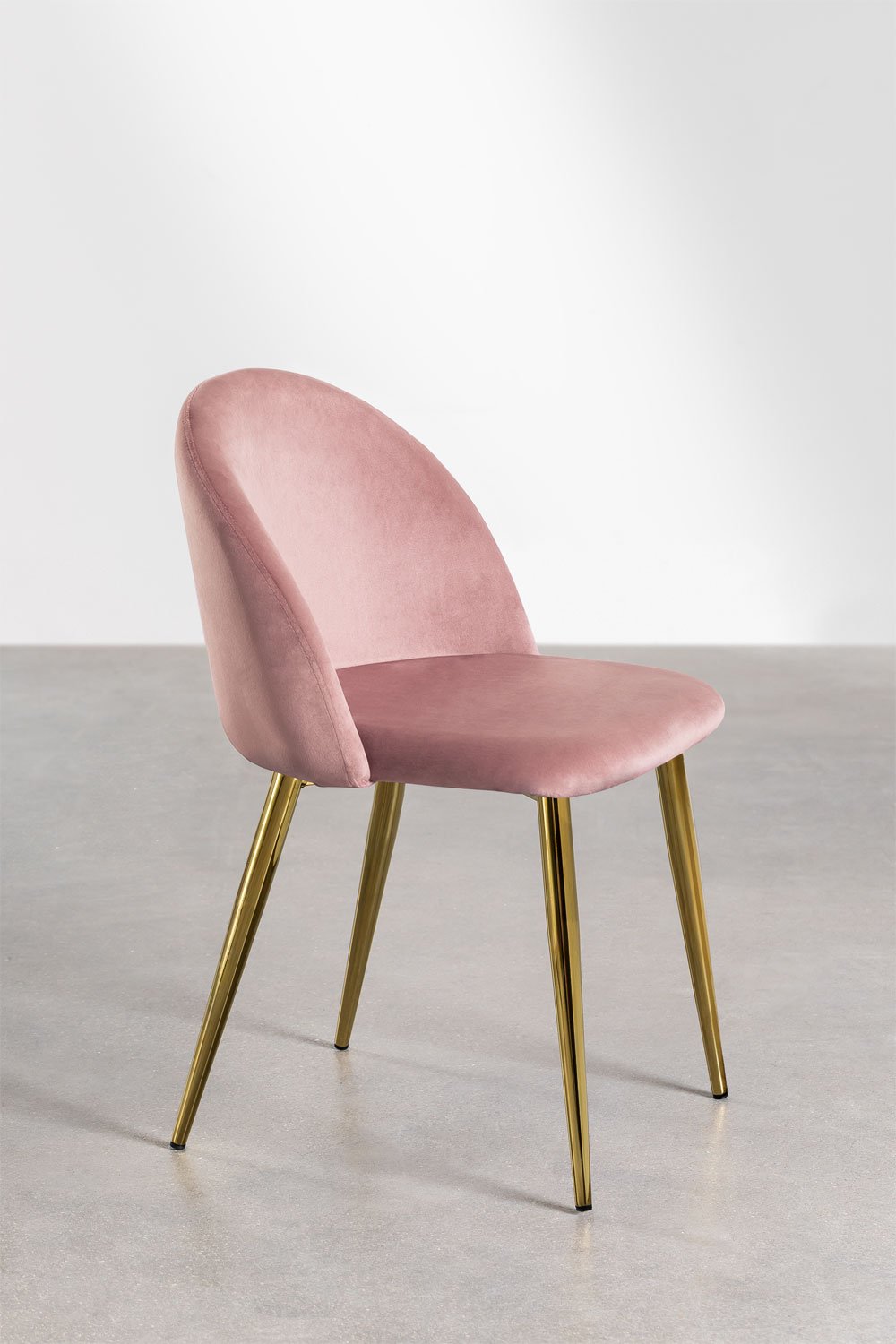 Chaise de salle à manger en velours Kana, image de la galerie 2