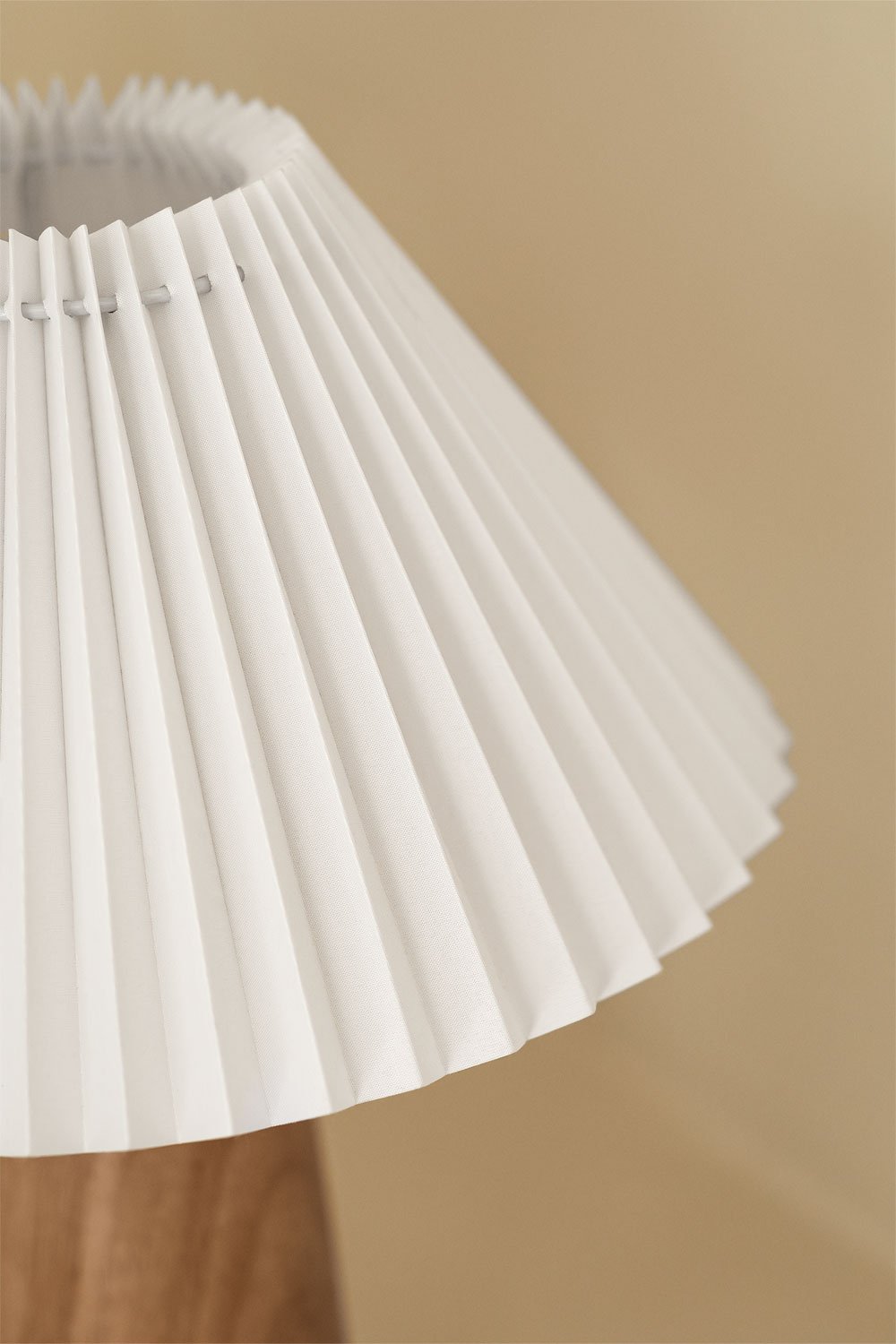 Lampe de table en bois Jeremaia, image de la galerie 2