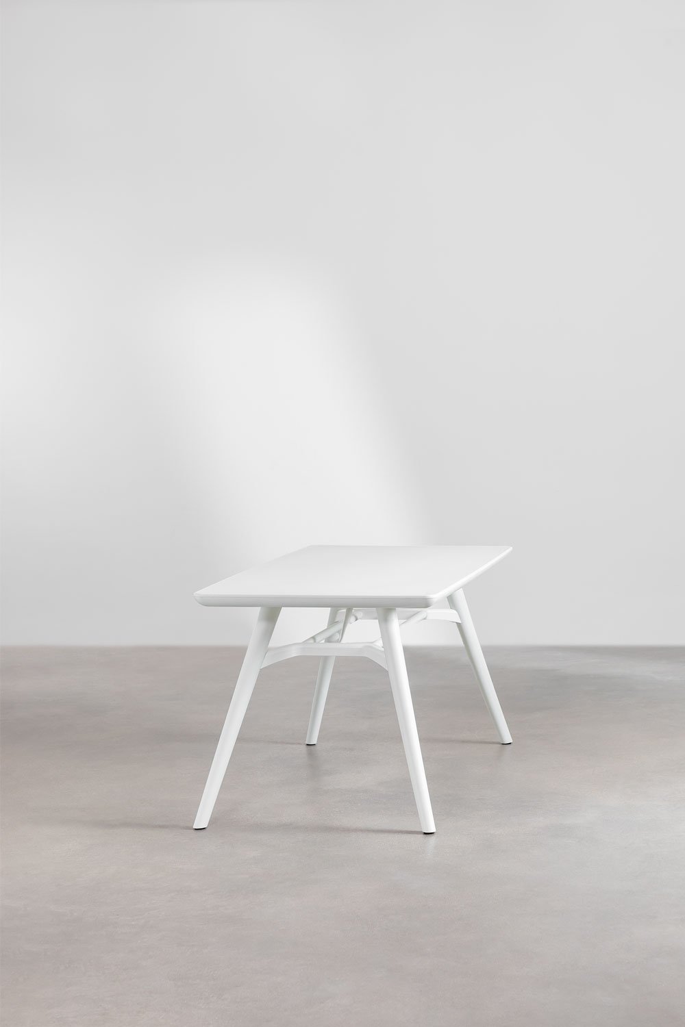 Table de jardin rectangulaire 135x80 cm en polypropylène Scand, image de la galerie 3