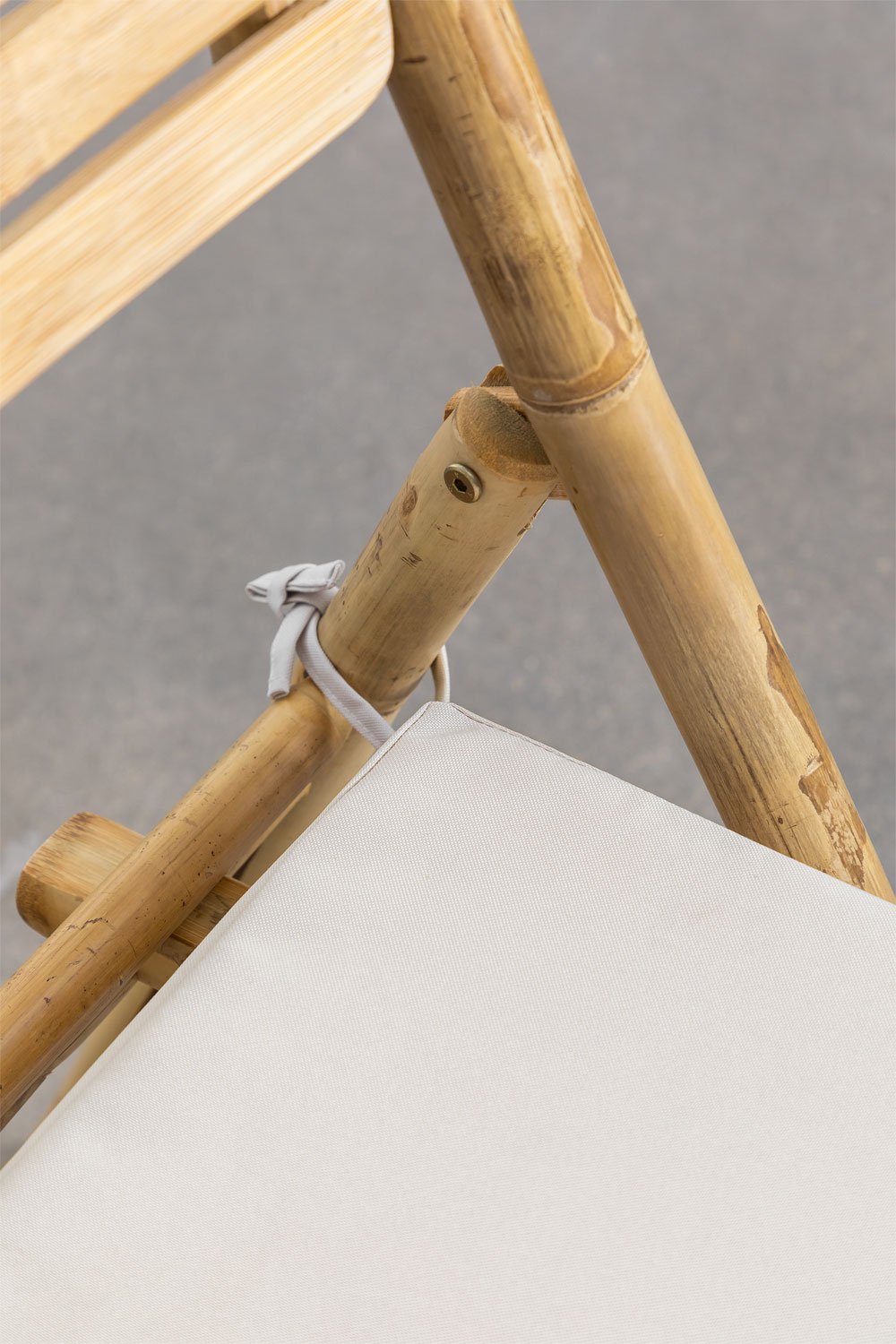 Pack de 2 chaises de salle à manger pliantes en bambou Nelida, image de la galerie 5