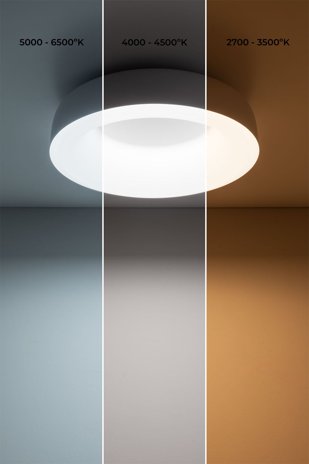 Plafonnier LED de plafond en fer Ramize, image de la galerie 5