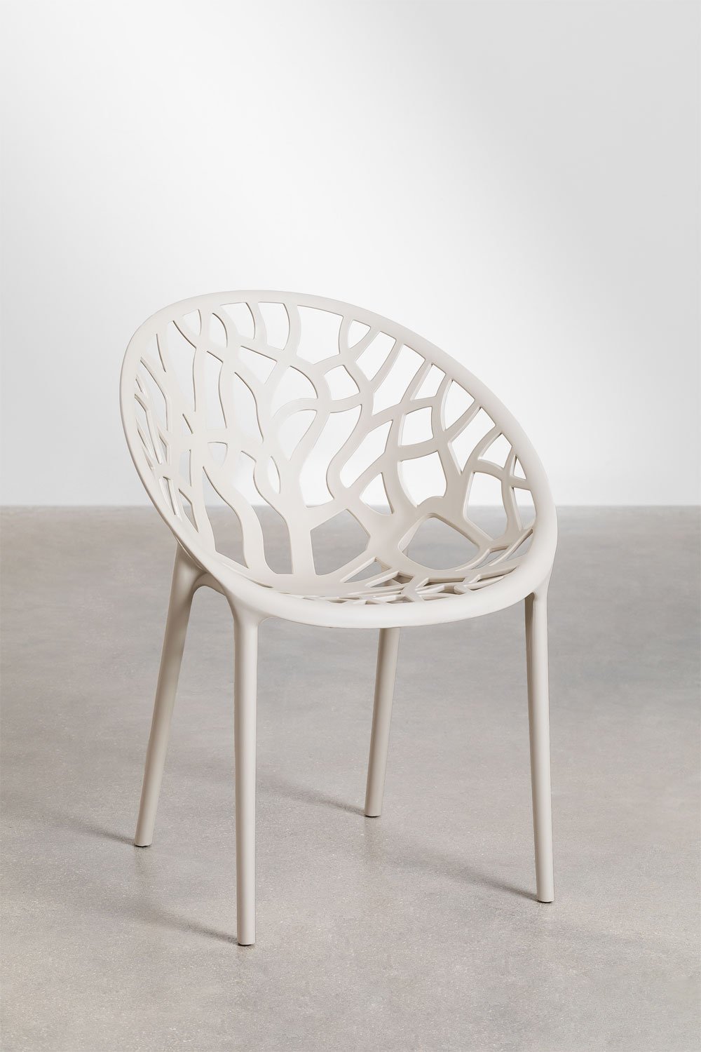 Set de table ronde Ø125 cm en aluminium Valerie et 6 chaises de jardin Ores, image de la galerie 6