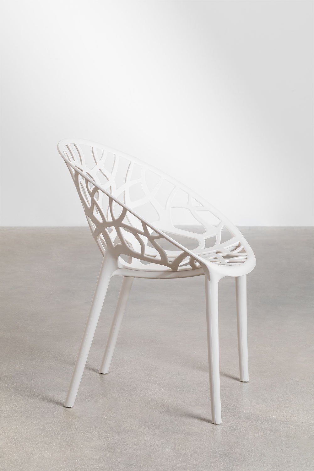 Set de table ronde Ø125 cm en aluminium Valerie et 6 chaises de jardin Ores, image de la galerie 6