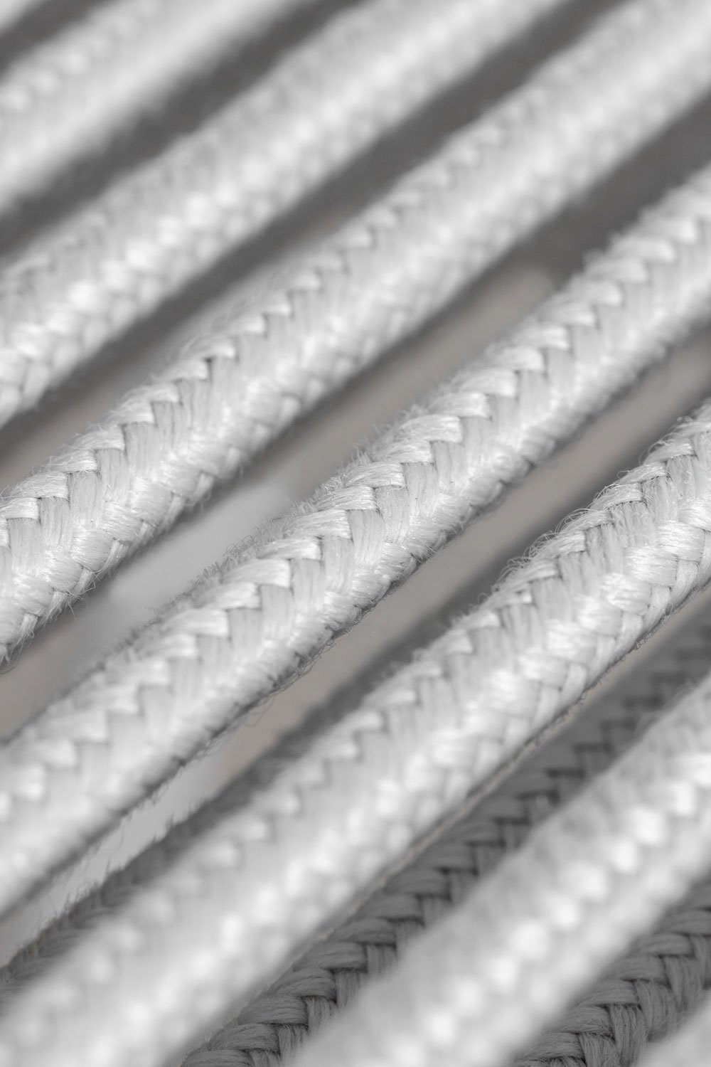 Pack de 4 chaises de salle à manger empilables en fer et corde tressée Mileyd, image de la galerie 7