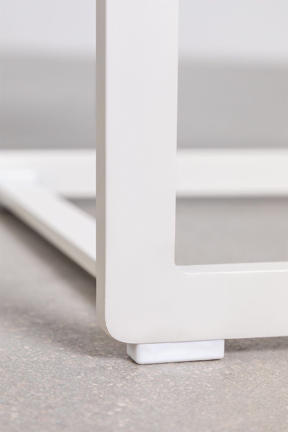 Table d'appoint carrée pour jardin 40x40 cm en aluminium Dulem, image de la galerie 5