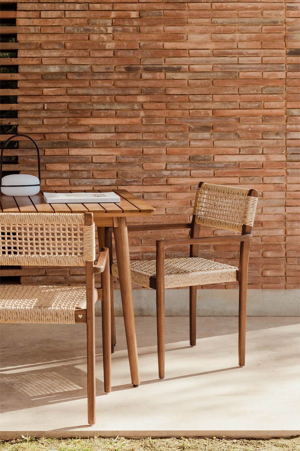 Chaise de jardin en bois de teck Orebro, image de la galerie 1