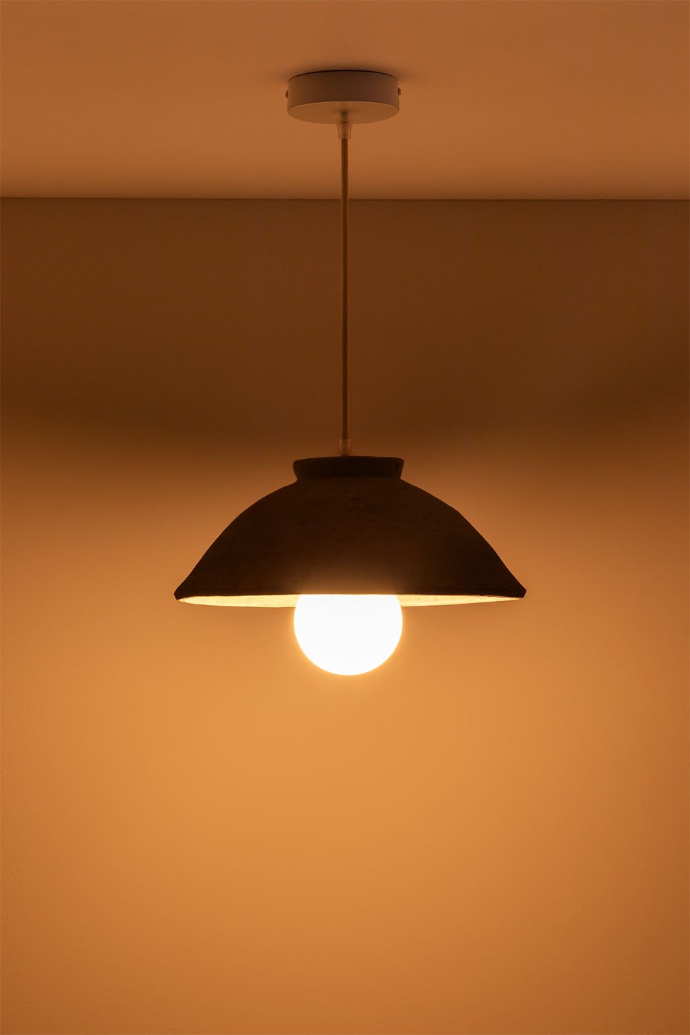 Lampe de Plafond en Terre Cuite (Ø32 cm) Sainza, image de la galerie 2