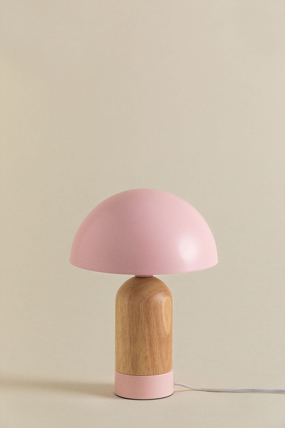 Lampe de table en métal et bois pour enfants Gertie , image de la galerie 2