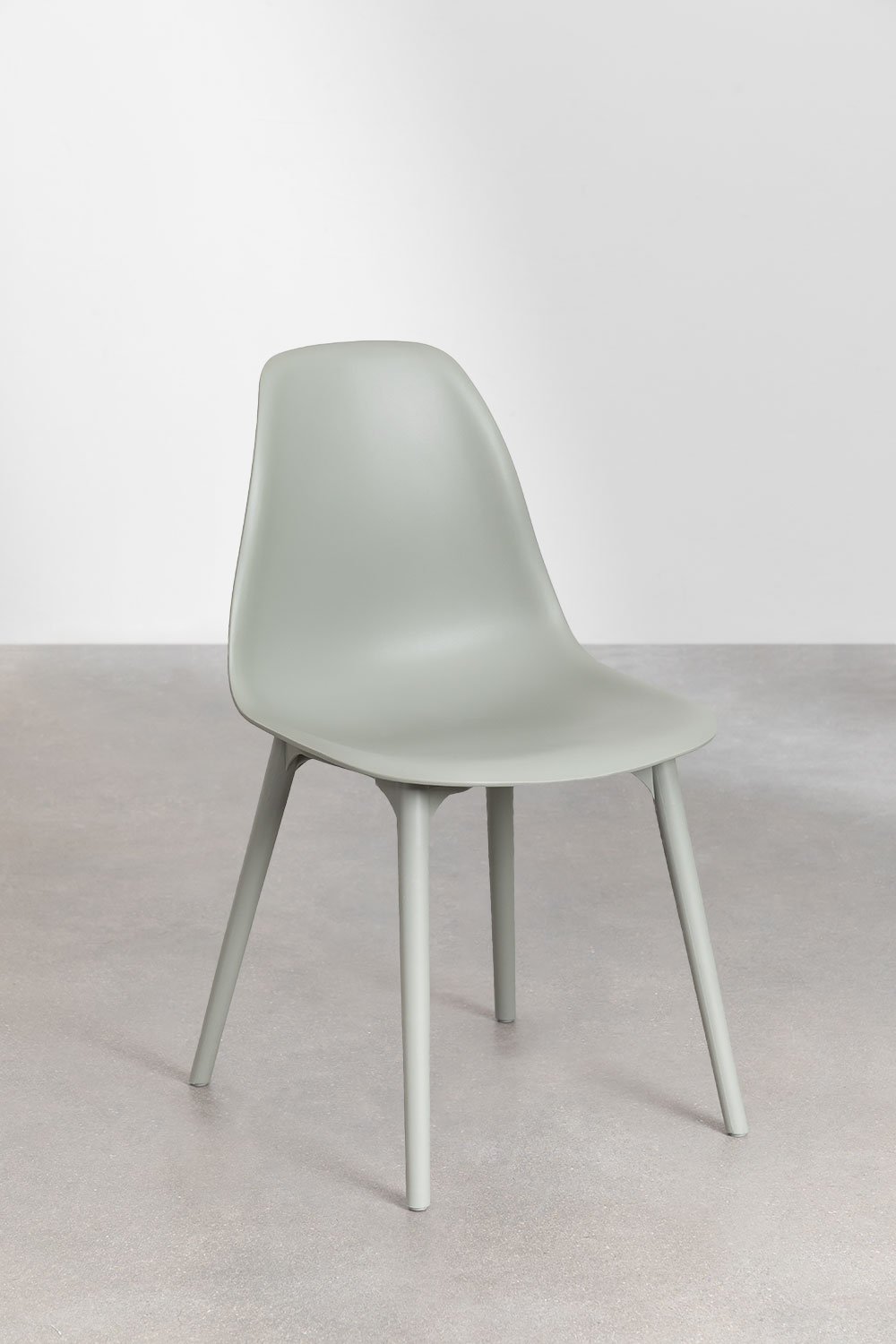 Lot de 4 chaises de salle à manger Scand en polypropylène, image de la galerie 1