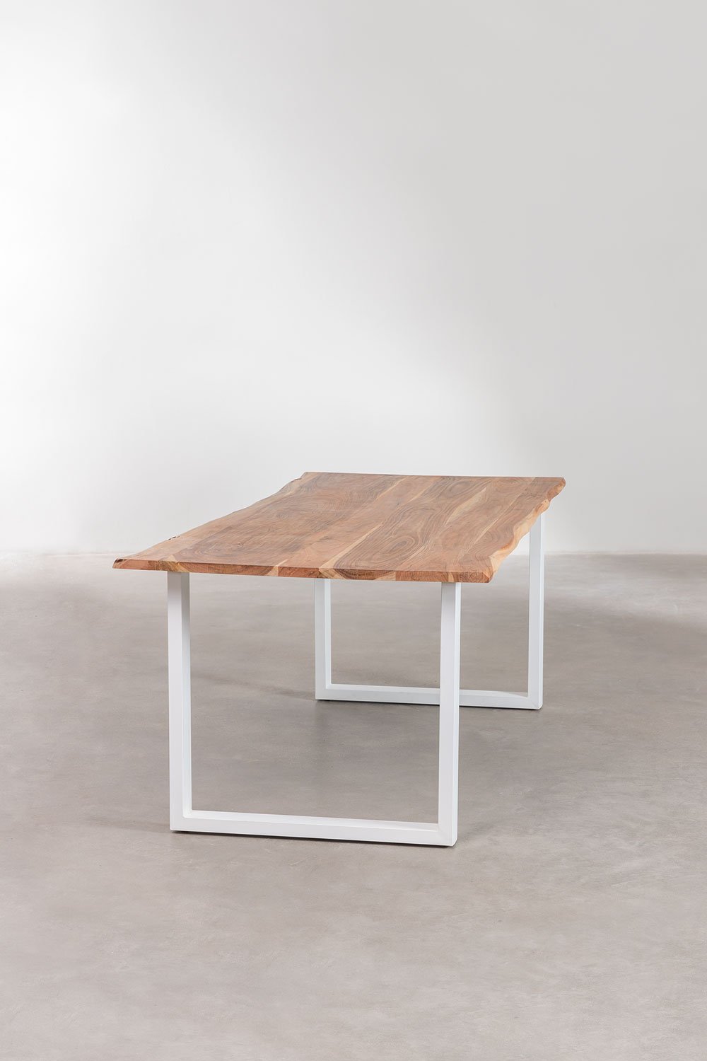 Table à manger rectangulaire en bois d'acacia Sami   , image de la galerie 3