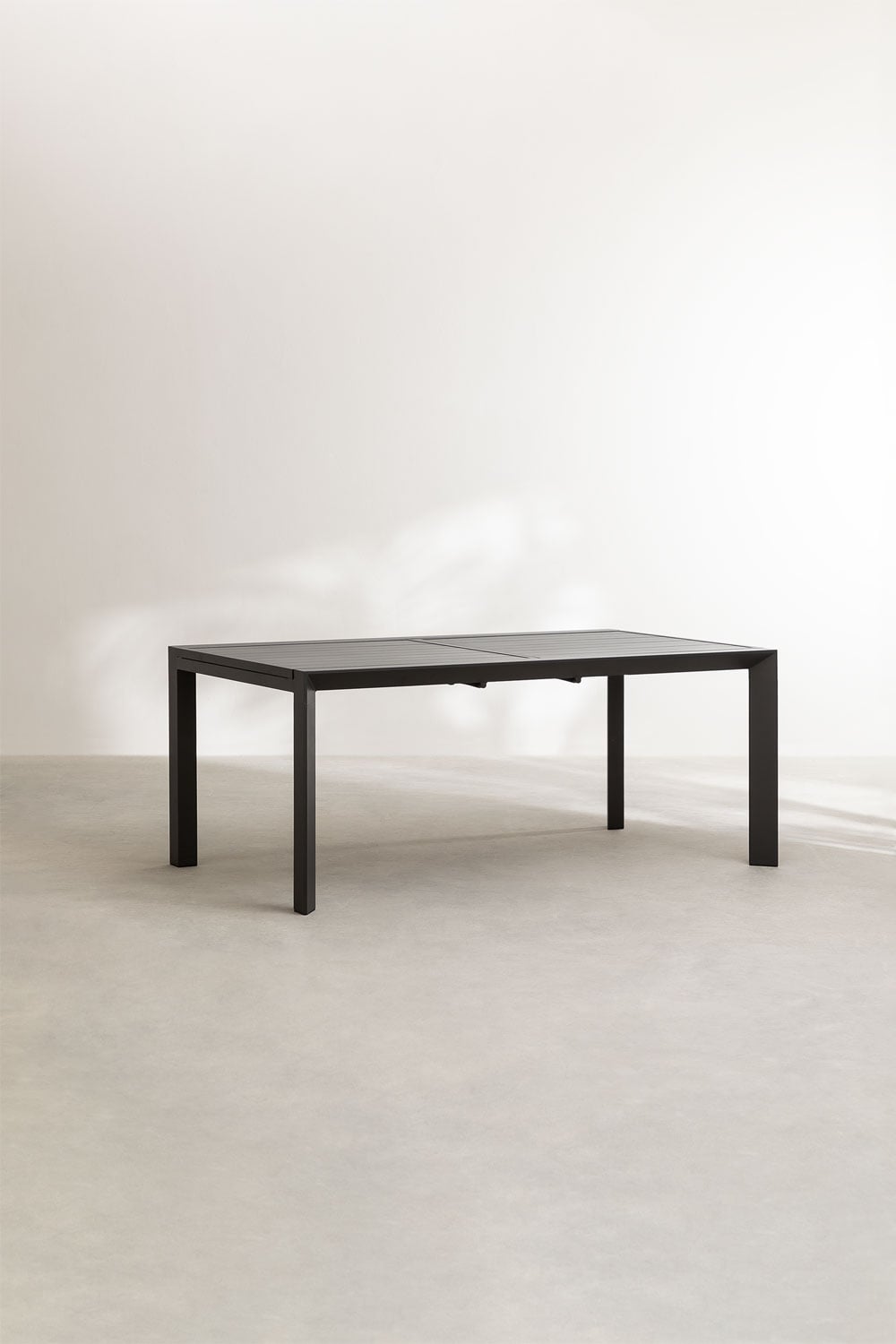 Table de jardin rectangulaire extensible en aluminium Starmi 180-240x100 cm, image de la galerie 3