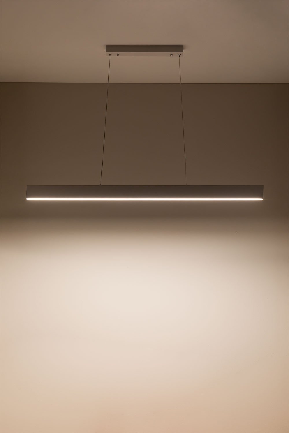 Plafonnier LED linéaire en aluminium (120 cm) Astley  , image de la galerie 2