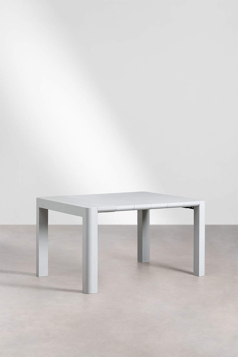 Ensemble table rectangulaire Arnadine (140x100 cm) et 4 chaises de salle à manger Alanys, image de la galerie 1