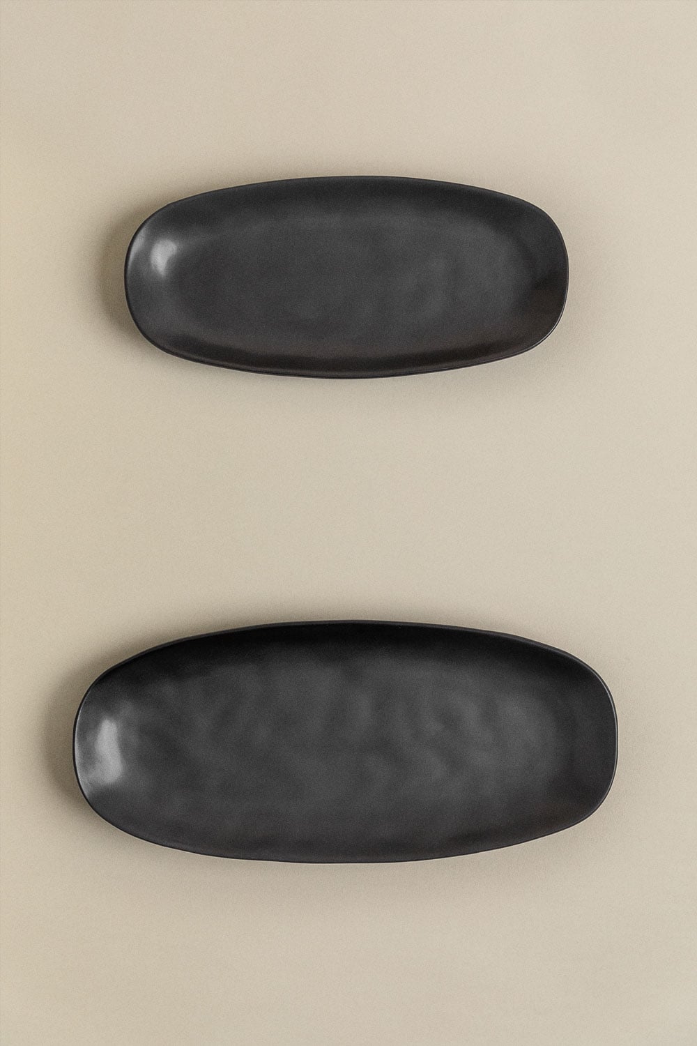 Set de 2 plateaux en grès Belvere, image de la galerie 3