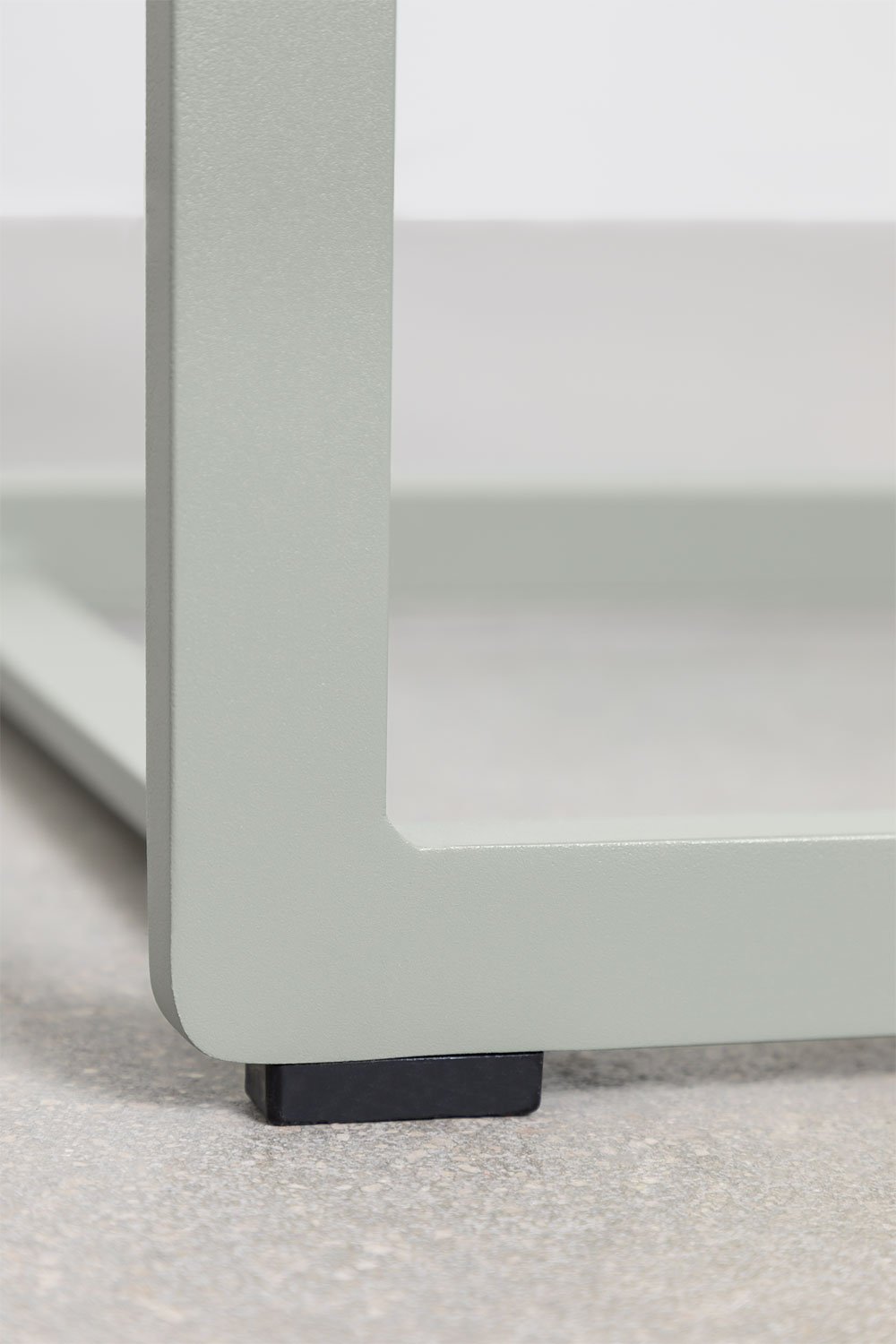 Table d'appoint de jardin carrée 40x40 cm en aluminium Dulem, image de la galerie 6