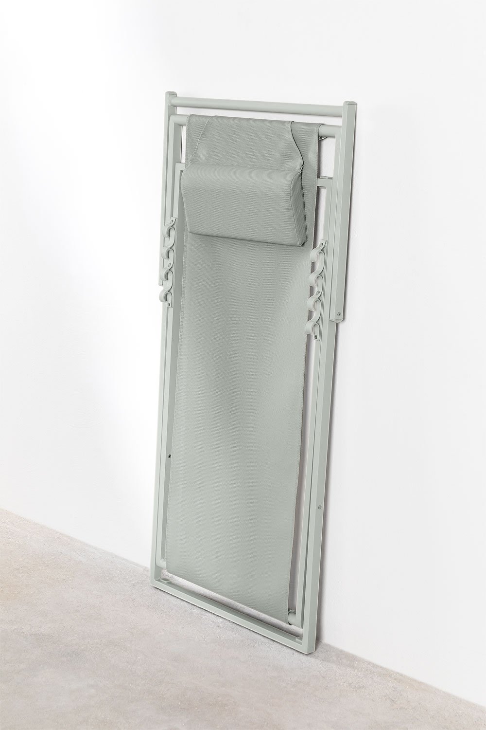 Pack de 2 chaises longues pliantes avec coussin en acier Jensy, image de la galerie 9