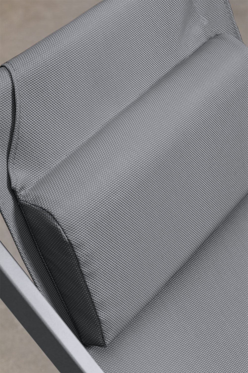 Pack de 2 chaises longues pliantes avec coussin en acier Jensy, image de la galerie 5