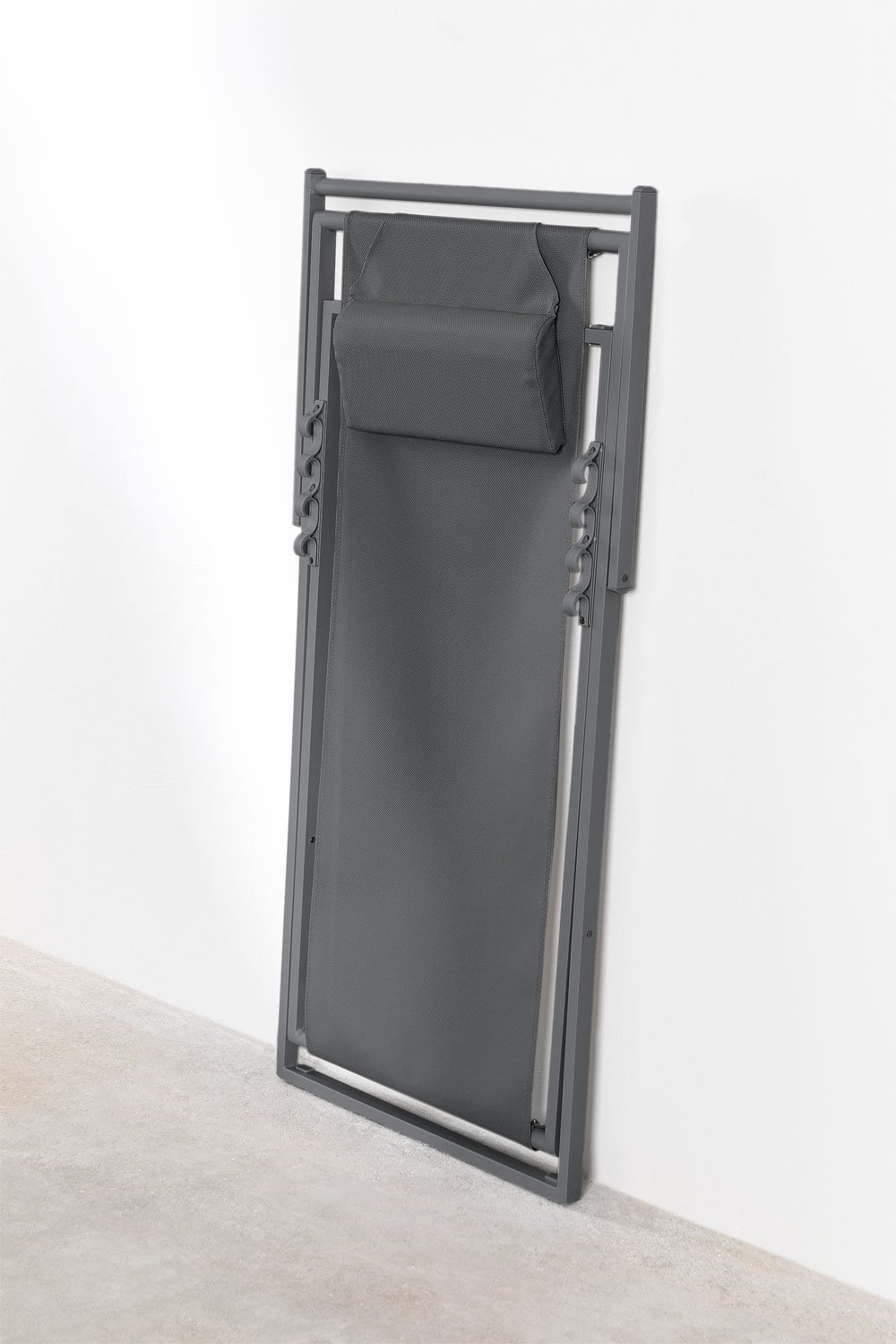 Pack de 2 chaises longues pliantes avec coussin en acier Jensy, image de la galerie 9