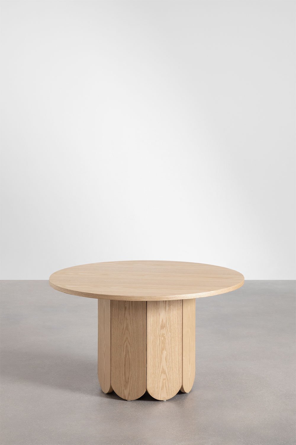 Table basse ronde en bois (Ø80 cm) Vinesey, image de la galerie 2