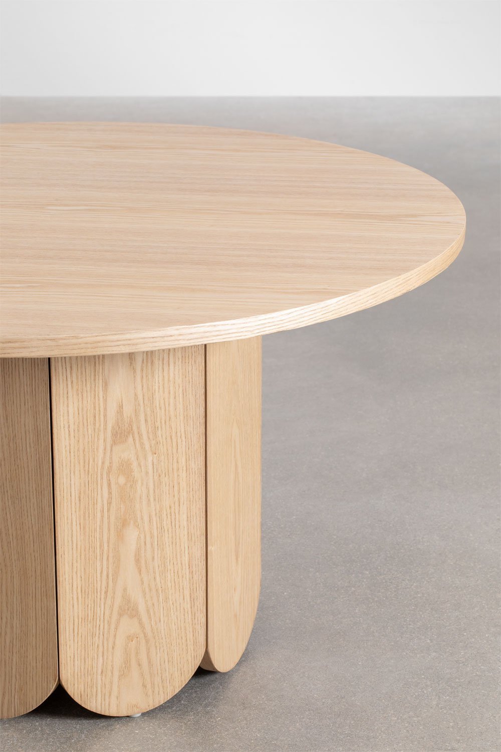 Table basse ronde en bois (Ø80 cm) Vinesey, image de la galerie 3