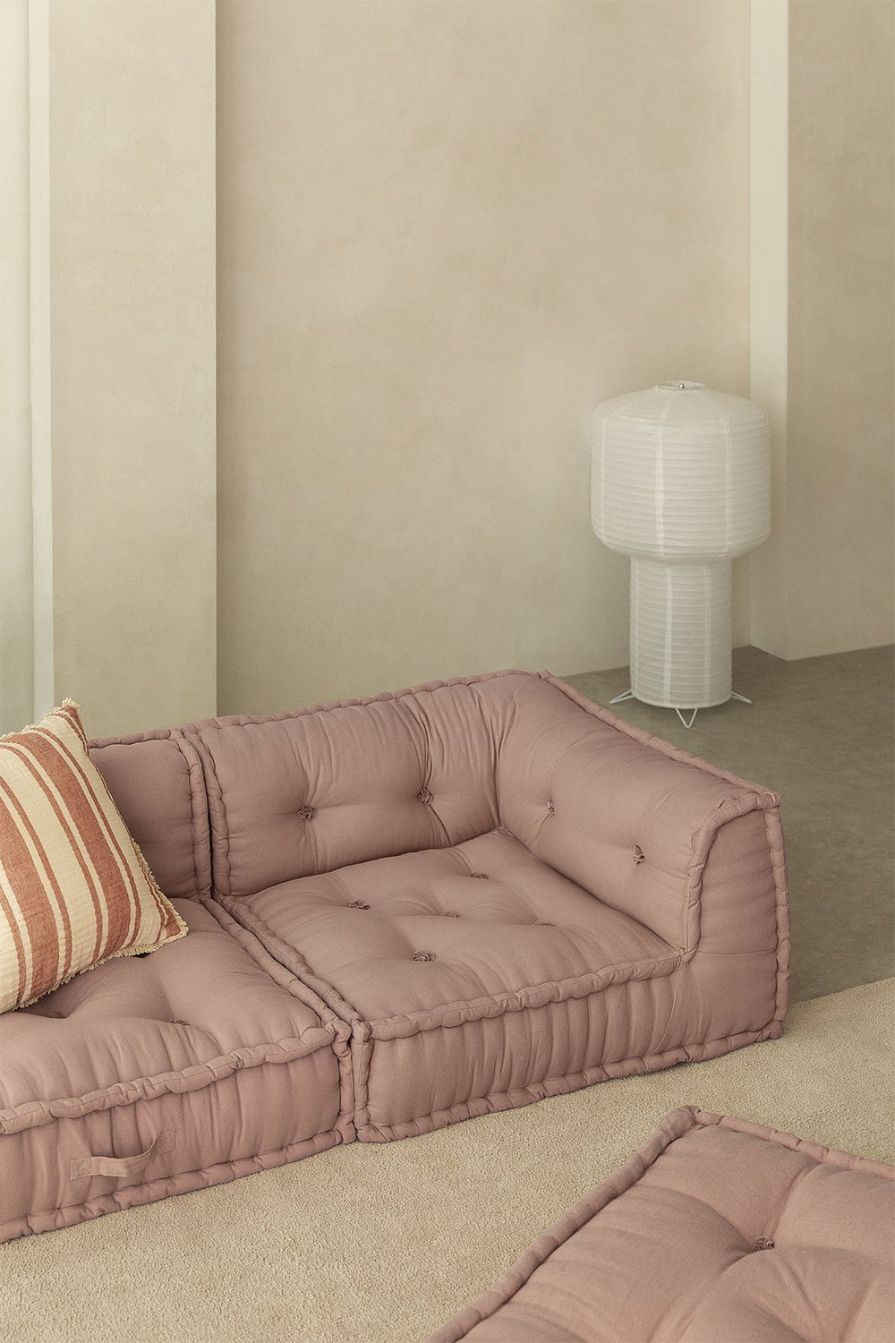 Canapé d'Angle Modulable en Coton Dhel, image de la galerie 1