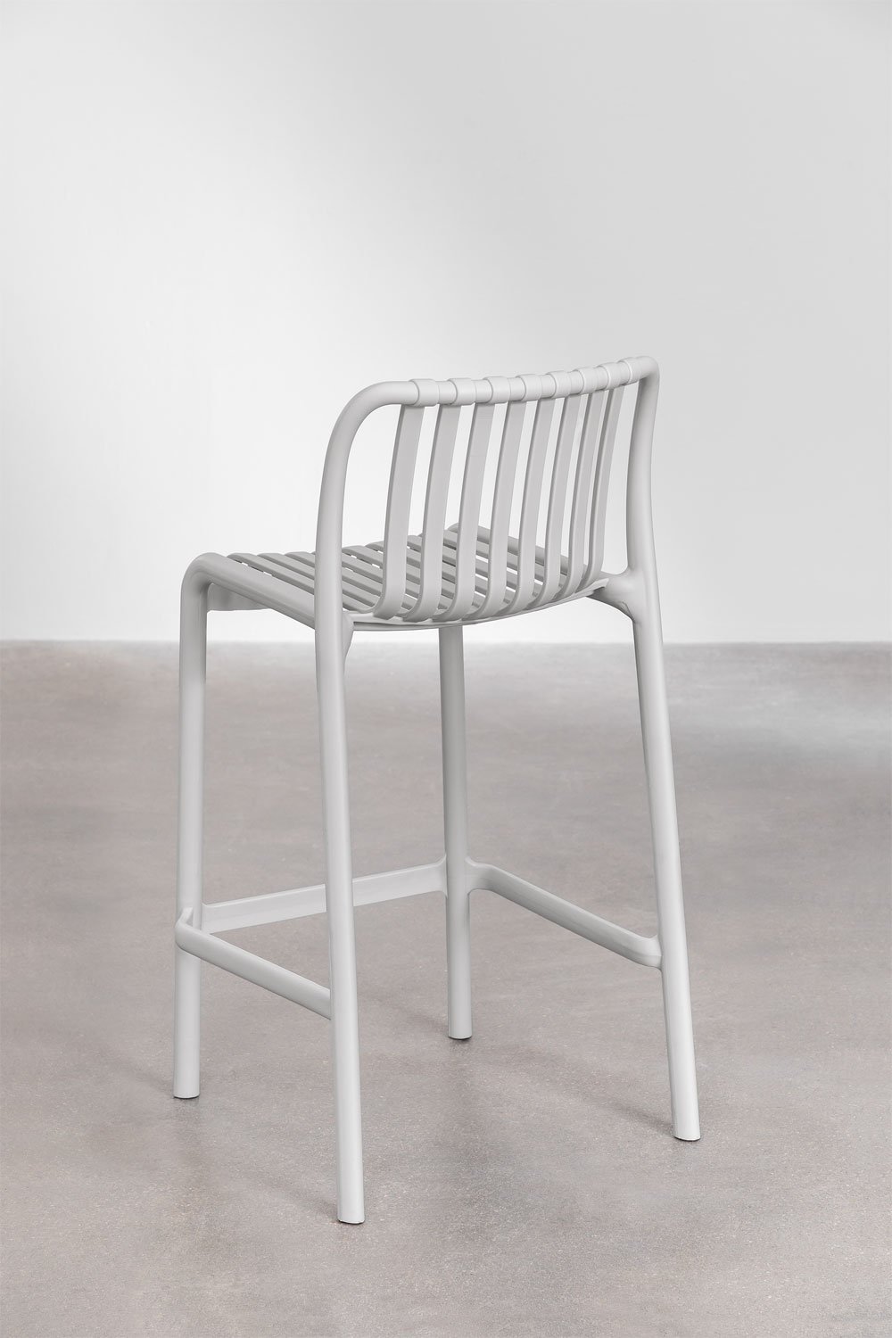 Tabouret de bar empilable en polypropylène Wendell, image de la galerie 4