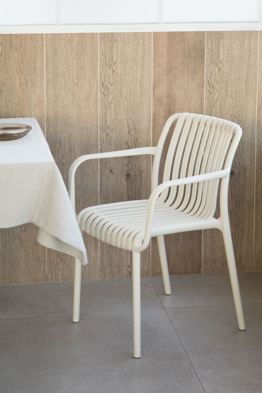 Pack de 4 chaises de salle à manger avec accoudoirs Wendell, image de la galerie 1