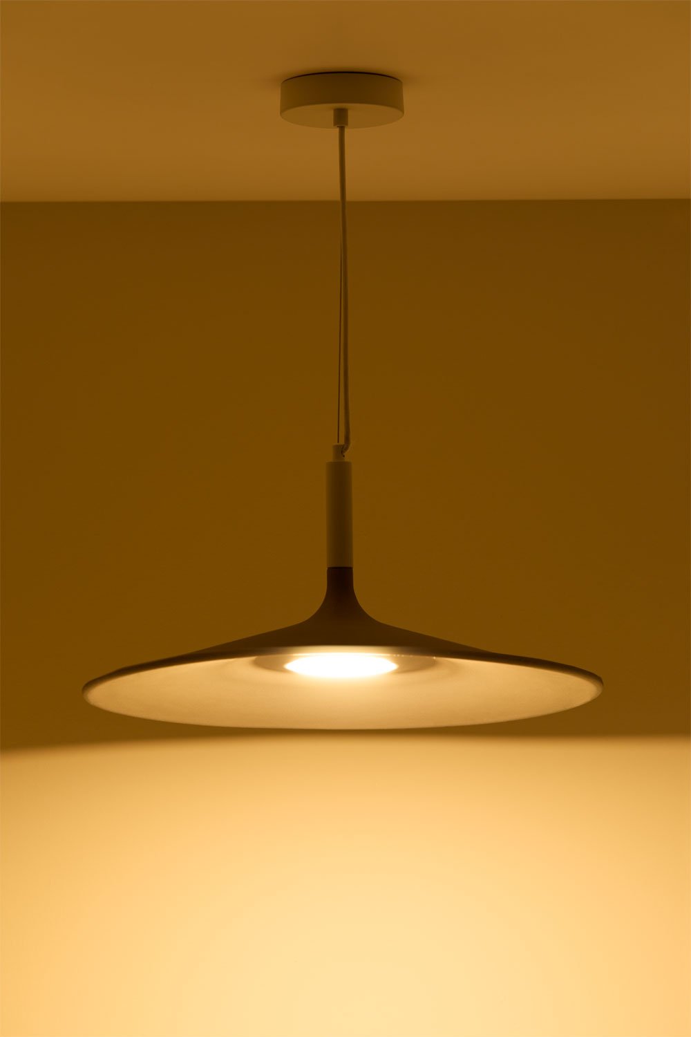 Plafonnier LED en ciment Kaula, image de la galerie 2