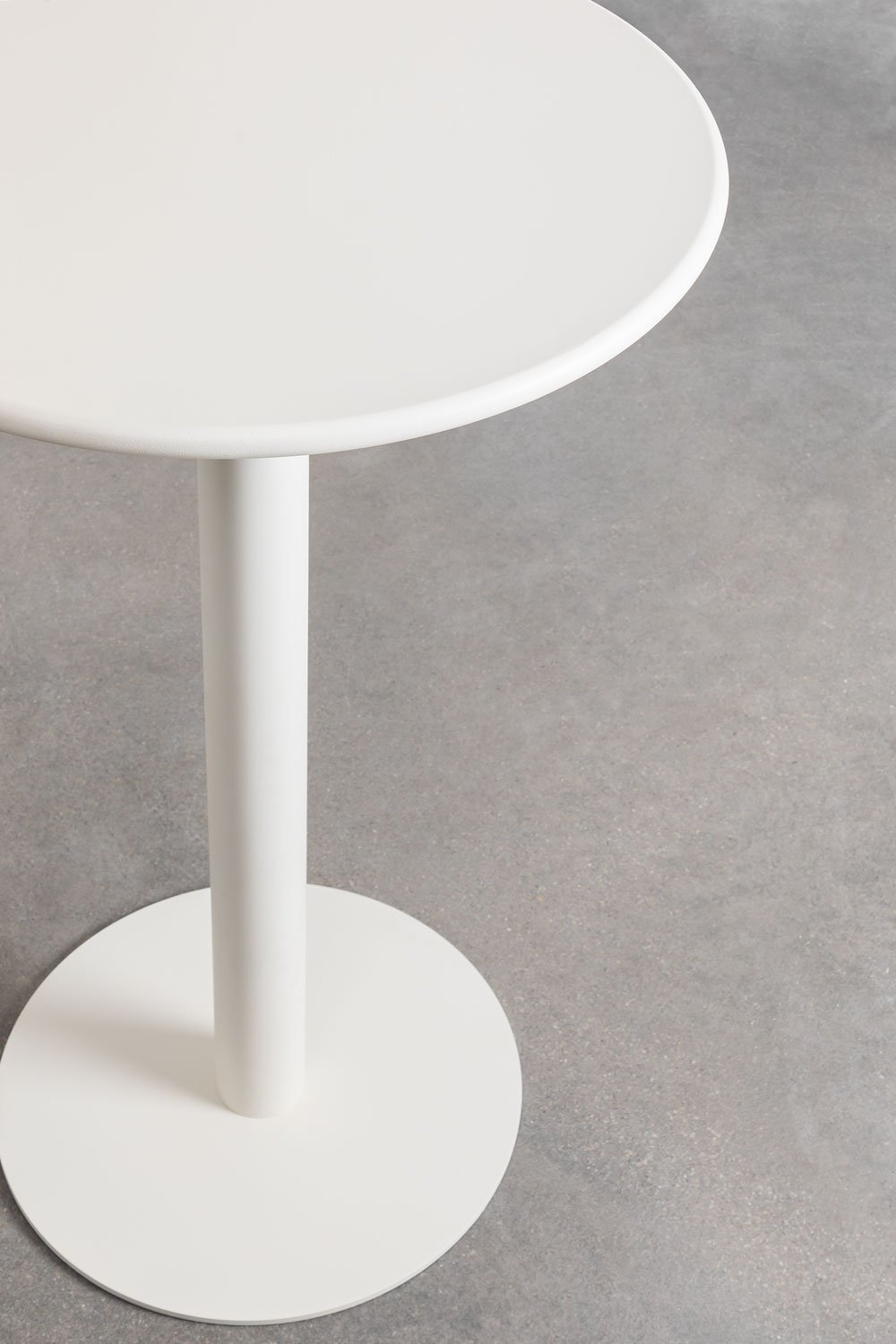 Ensemble table haute ronde Ø60 cm Mizzi et 2 tabourets de jardin en métal Omara, image de la galerie 3