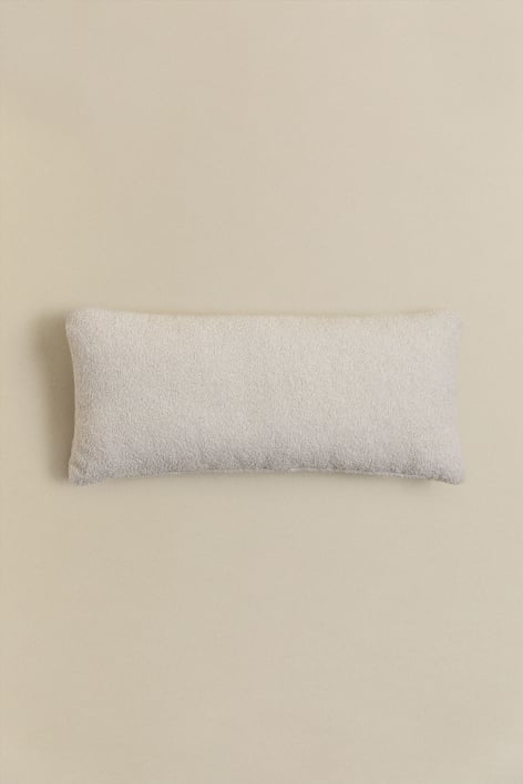 Coussin rectangulaire en peau de mouton (70x30 cm) Borjan