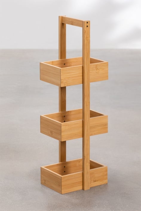 Étagère de salle de bain en bambou Kayla Design