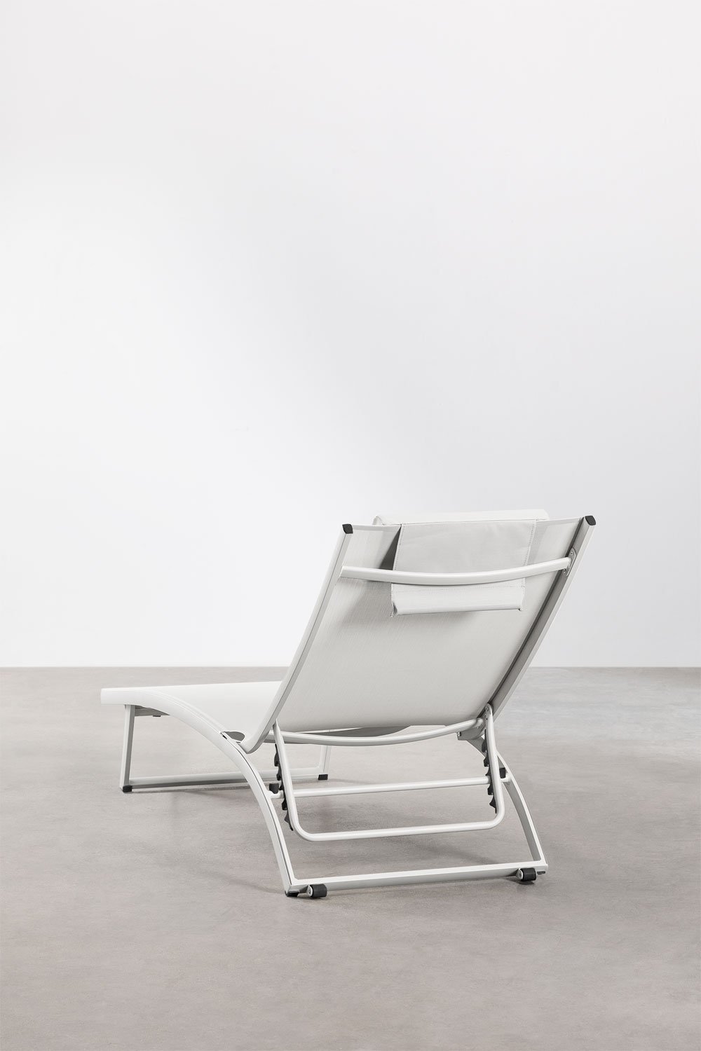 Pack de 2 chaises longues inclinables en aluminium avec coussin Dulem, image de la galerie 5