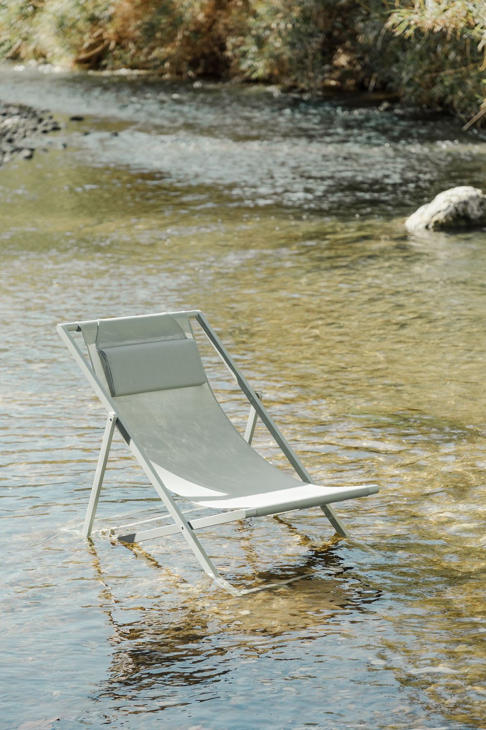 Hamac pliant Jensy avec coussin en acier      , image de la galerie 1