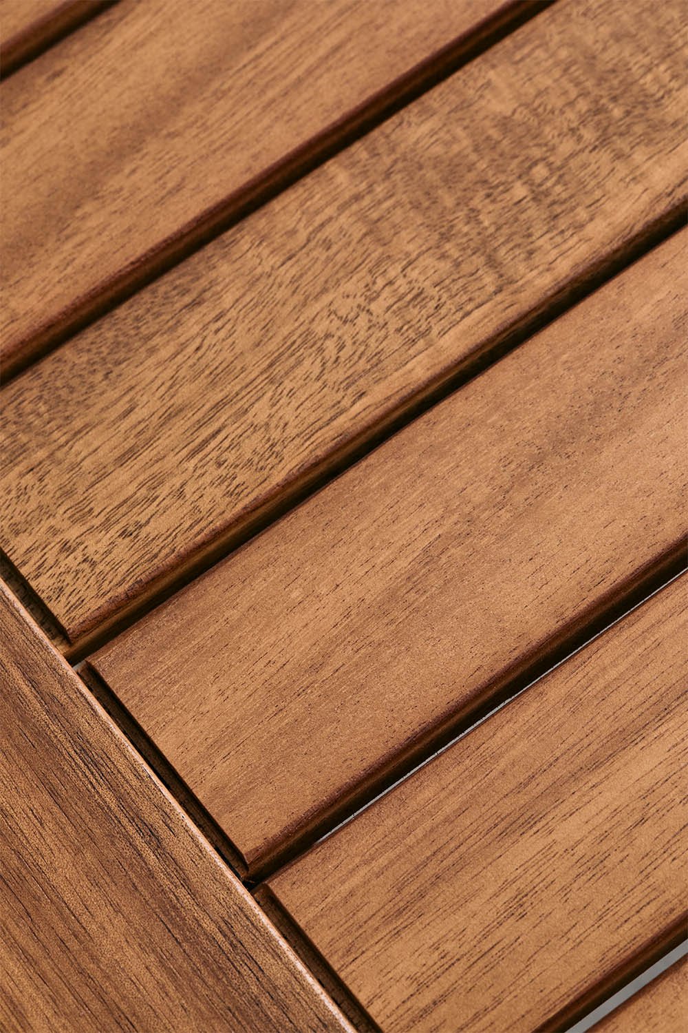 Table de jardin carrée 60x60 cm pliable en bois d'acacia Delawer, image de la galerie 6