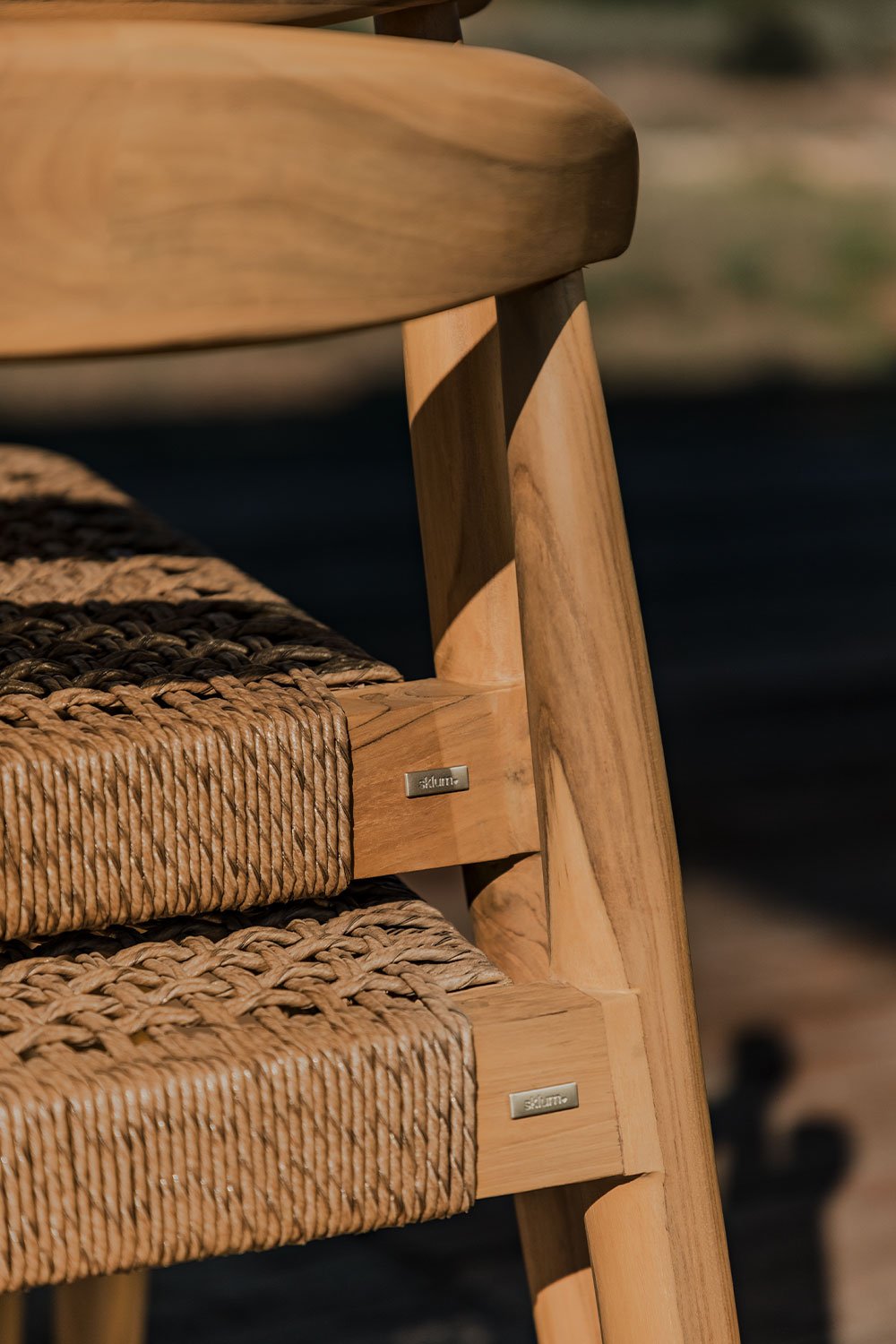 Chaise de jardin en bois de teck Celle           , image de la galerie 2