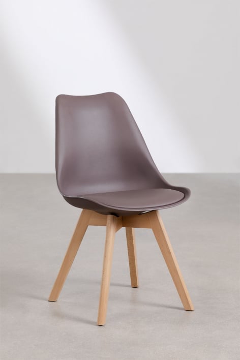 Pack de 2 chaises de salle à manger nordiques