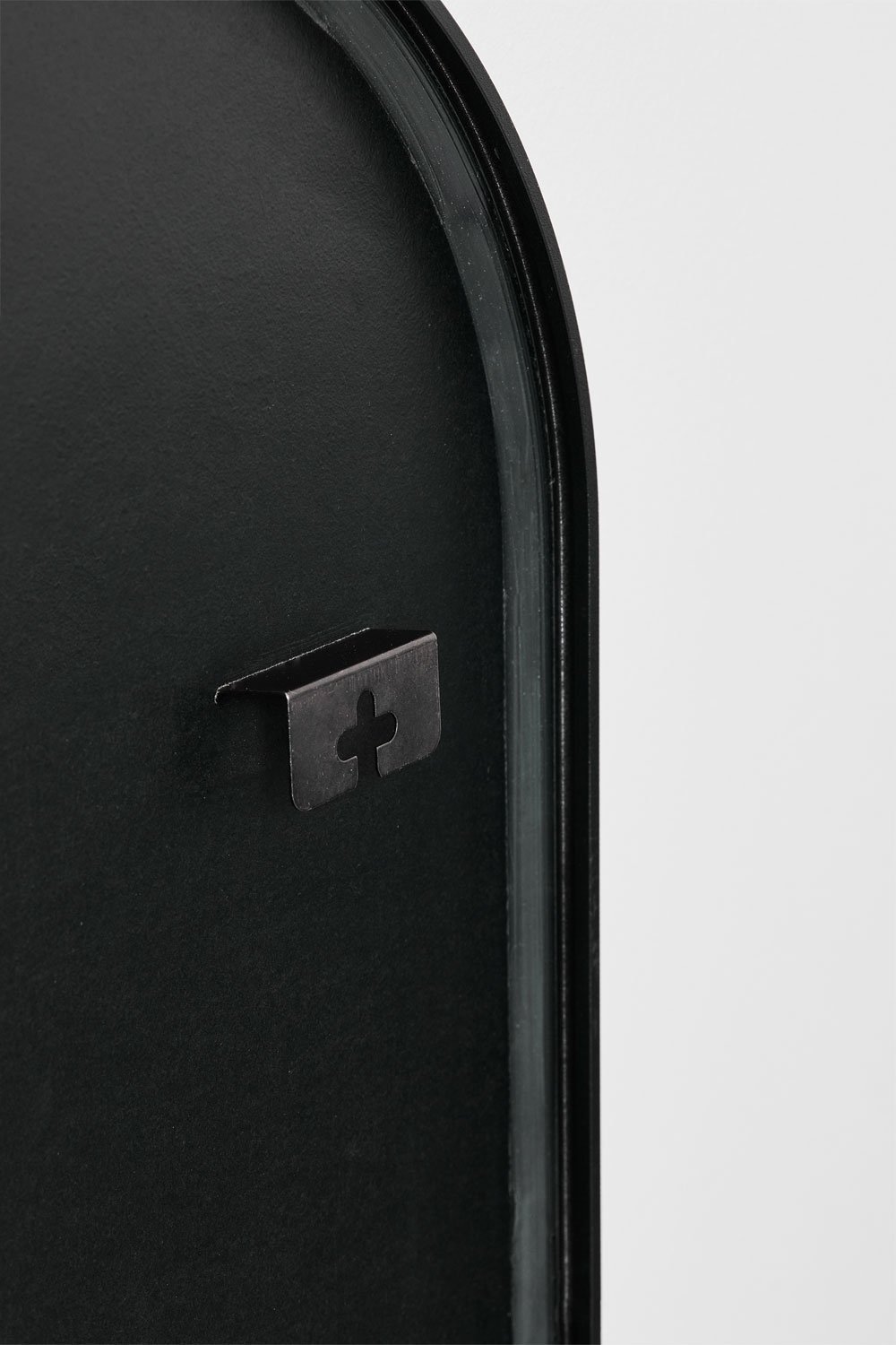 Miroir mural ovale en aluminium 35x70 cm Elbert, image de la galerie 5