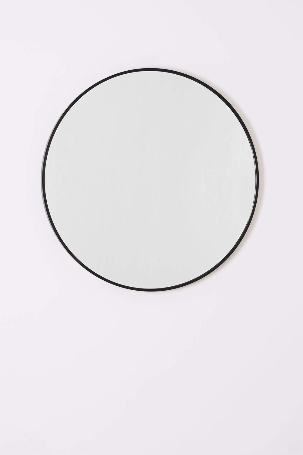 Miroir mural rond en aluminium (Ø60 cm) Torger, image de la galerie 2