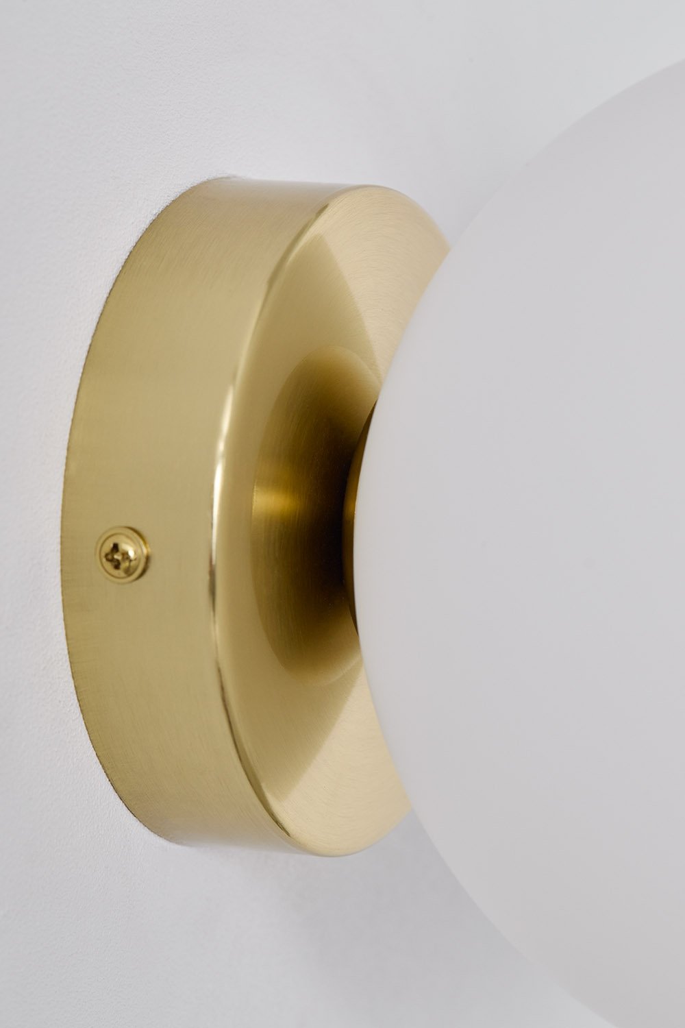 Applique murale pour salle de bain en acier inoxydable avec boule en cristal Uvol Traditional, image de la galerie 4