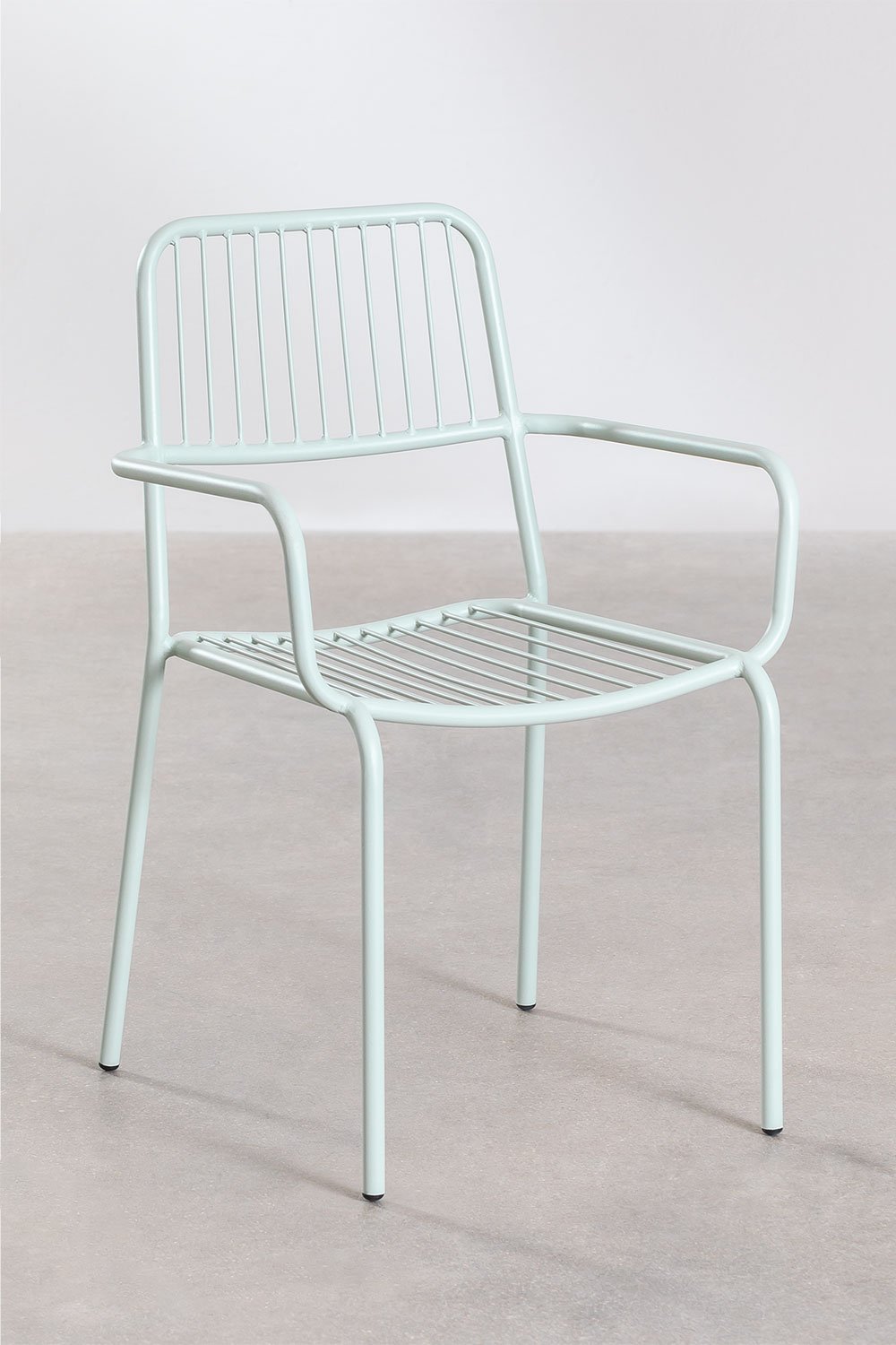 Chaise de salle à manger empilable avec accoudoirs Elton , image de la galerie 1