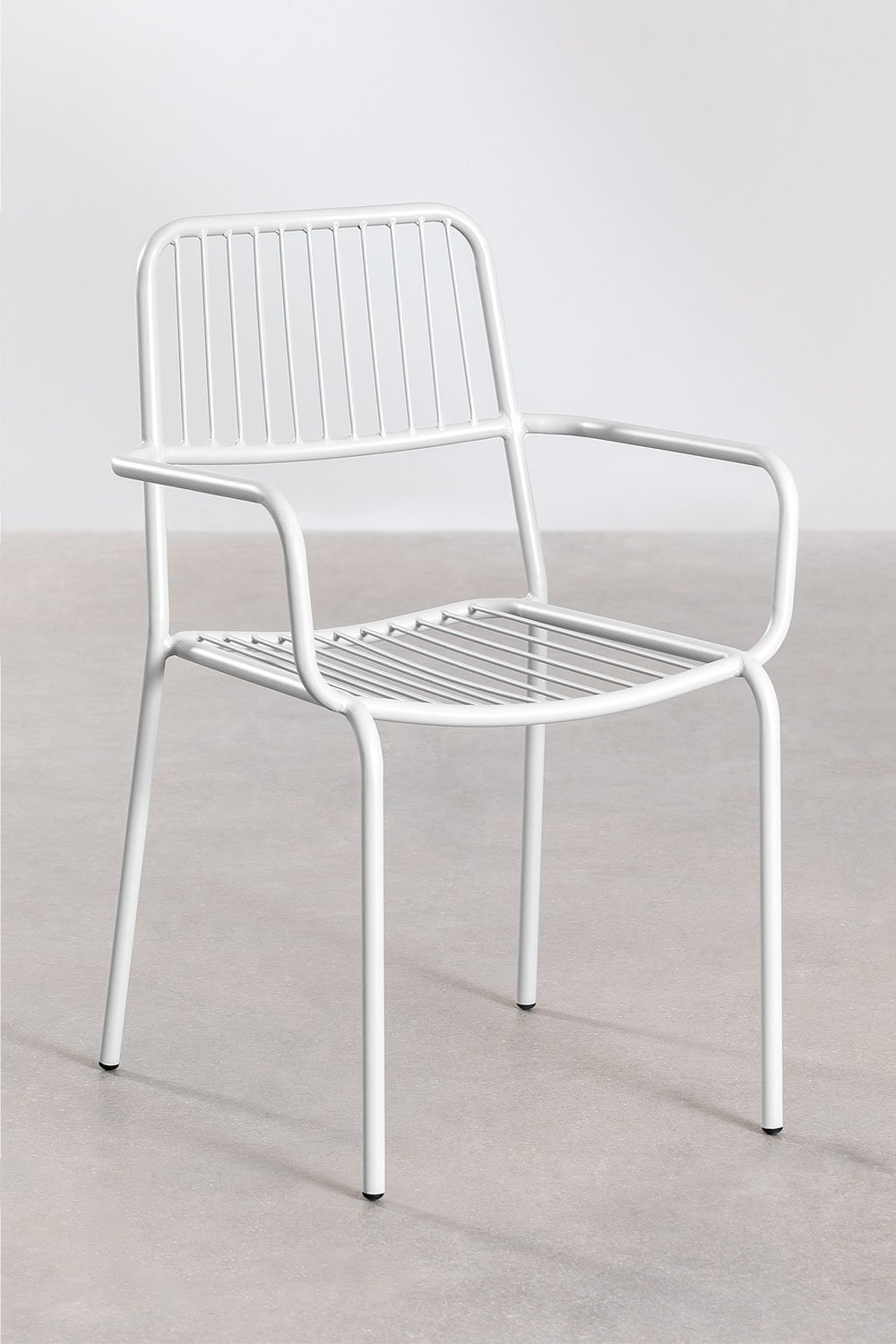 Chaise de salle à manger empilable avec accoudoirs Elton , image de la galerie 1