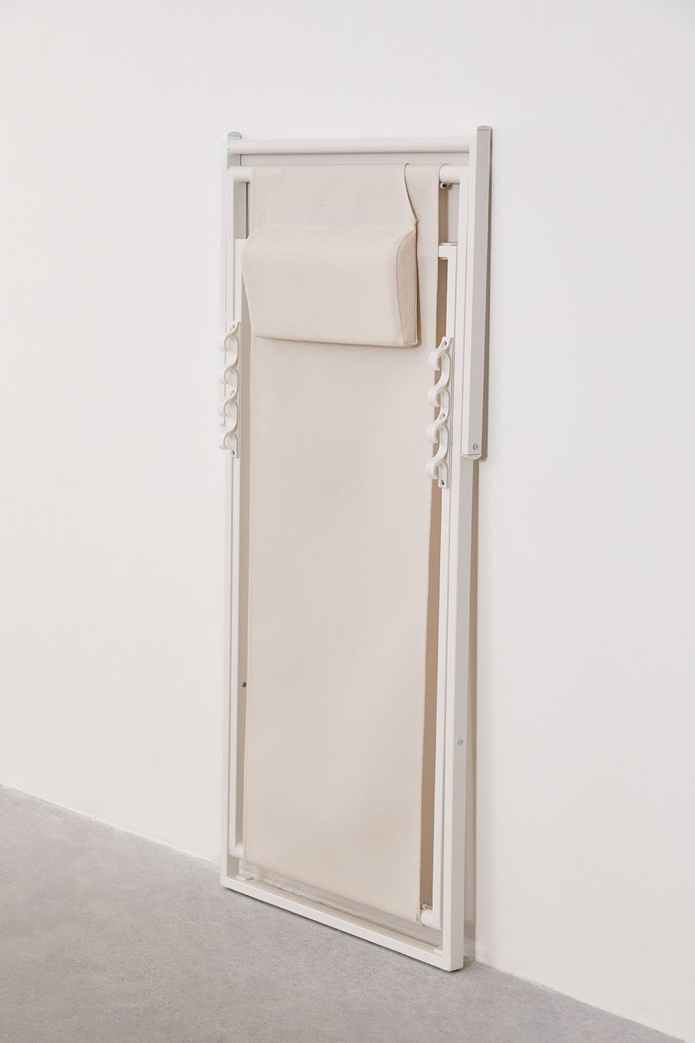 Chaise longue pliante avec coussin en acier Jensy, image de la galerie 8